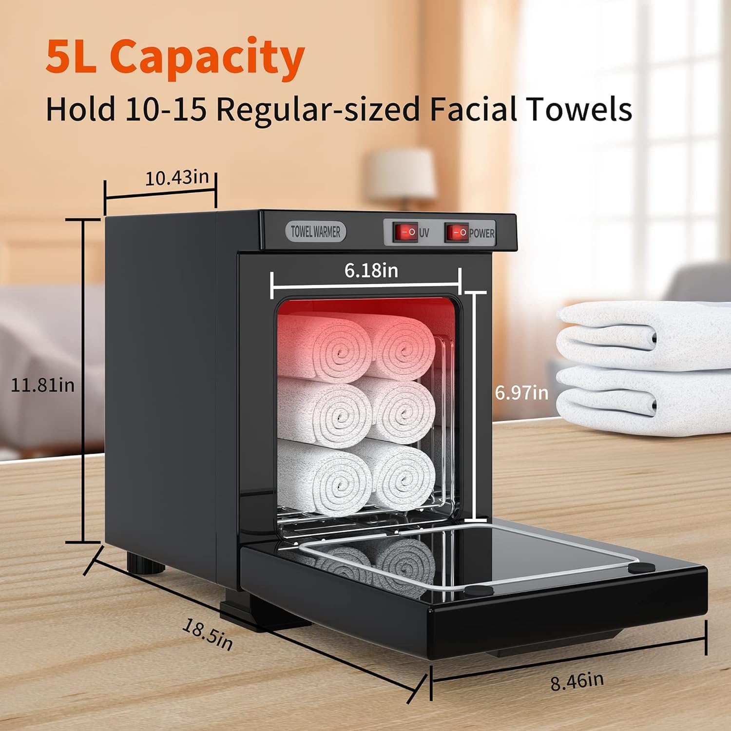 Amazon.co.jp: タオルウォーマー ホットタオルウォーマー スパ 5L ミニ