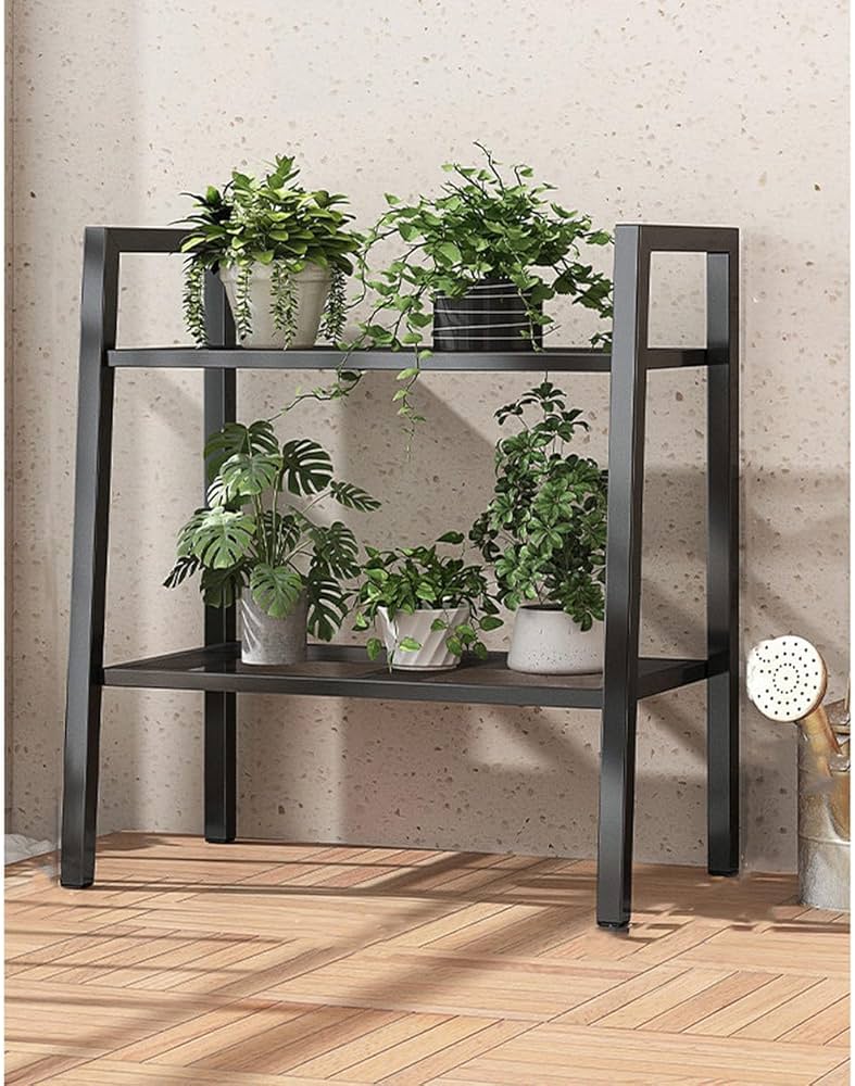 Amazon.co.jp: MJKQ9 アイアンラック フラワースタンド 36*60cm