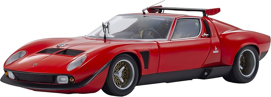 Amazon | 京商オリジナル 1/18 ランボルギーニ ミウラ SVR レッド 完成