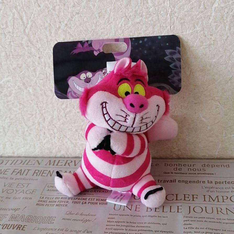 Amazon.co.jp: チェシャ猫 ぬいぐるみキーホルダーキーチェーン C