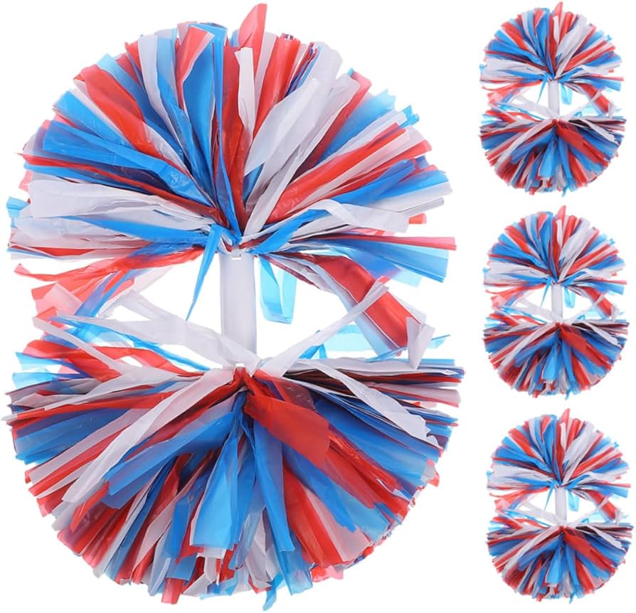 Amazon.co.jp: 4本 チアリーディング ボール テープ 応援 ポンポン