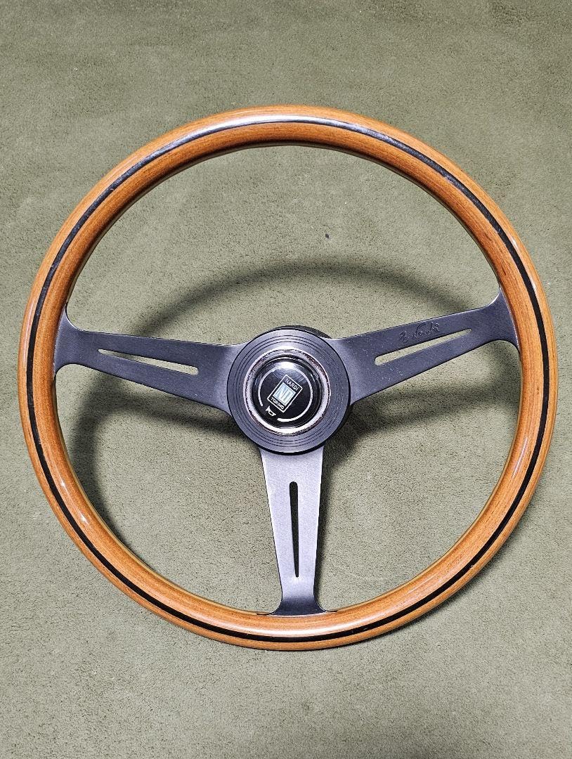 希少レトロ】ナルディ ウッドステアリング+おまけノーブランドウッド