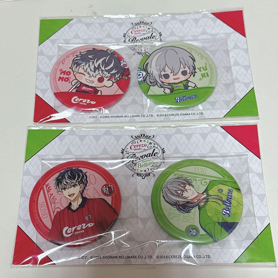 アイナナ Re:vale ユキ サッカー 缶バッジ 湘南ベルマーレ コラボ 9