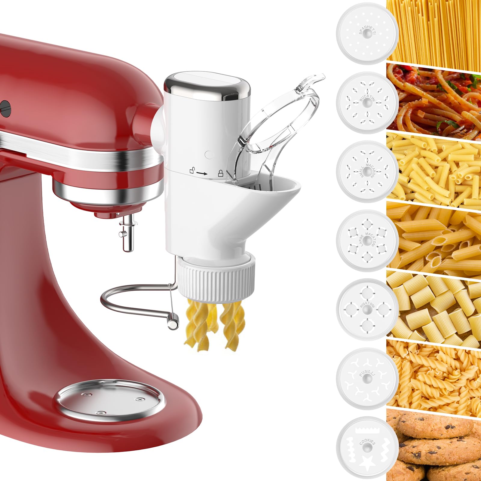Amazon | KitchenAidスタンドミキサー用グルメパスタプレス