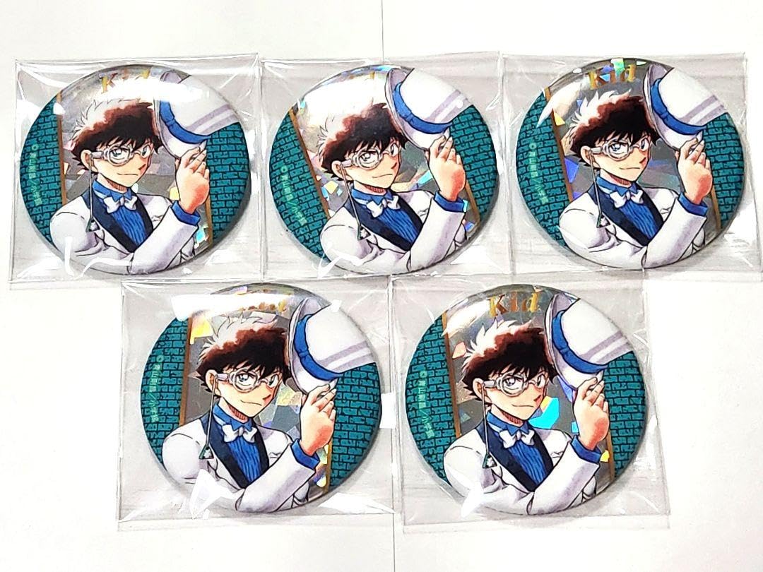 名探偵コナン コナン展 30周年 怪盗キッド 缶バッジ24点 名探偵コナン