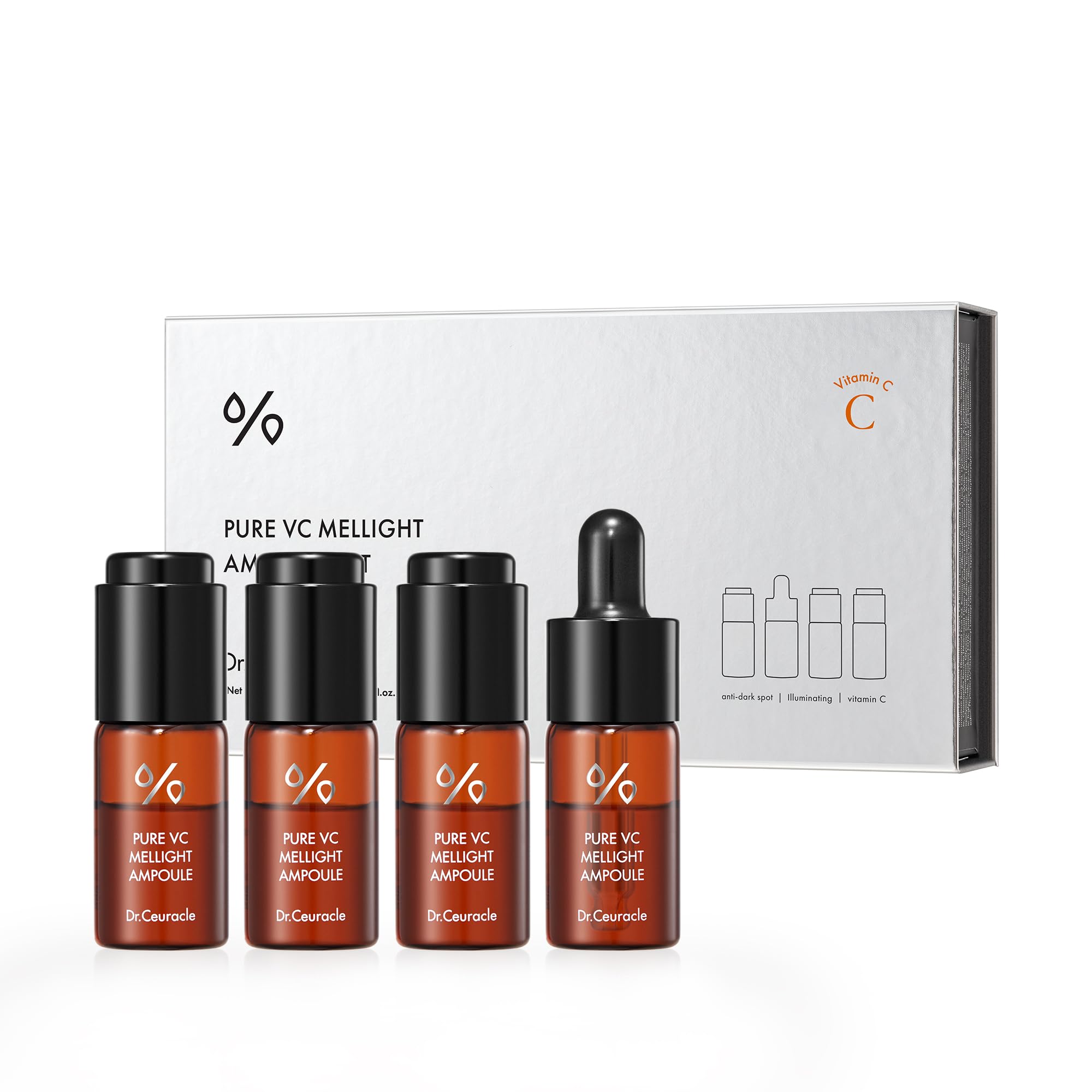 Amazon.com: Dr.Ceuracle Pure Vitamin C Mellight Ampoule Set