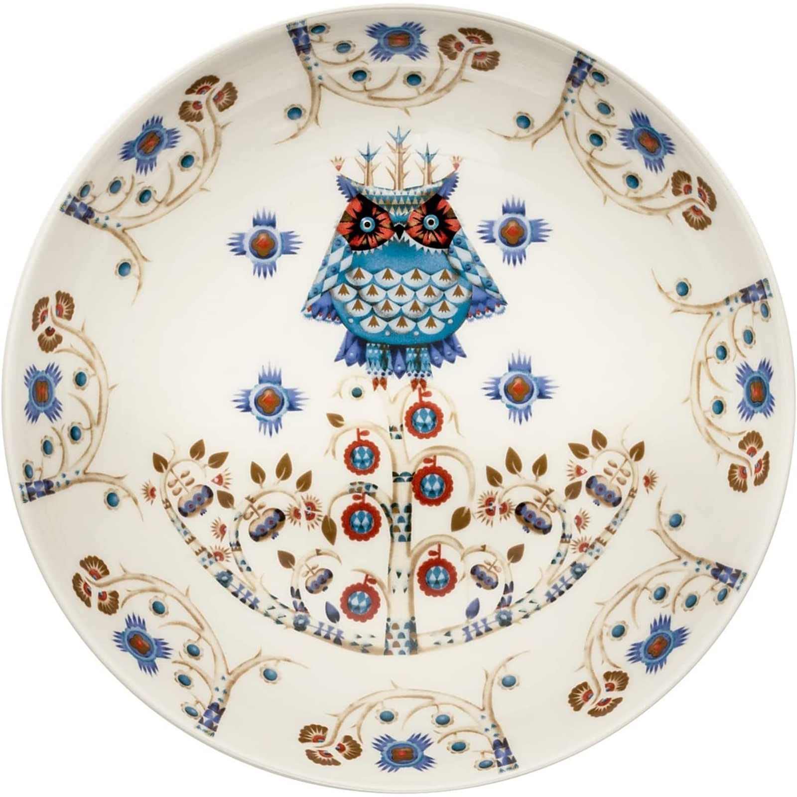 Amazon.com | Iittala Taika White Coupe Deep Plate 21 cm: Dinner Plates