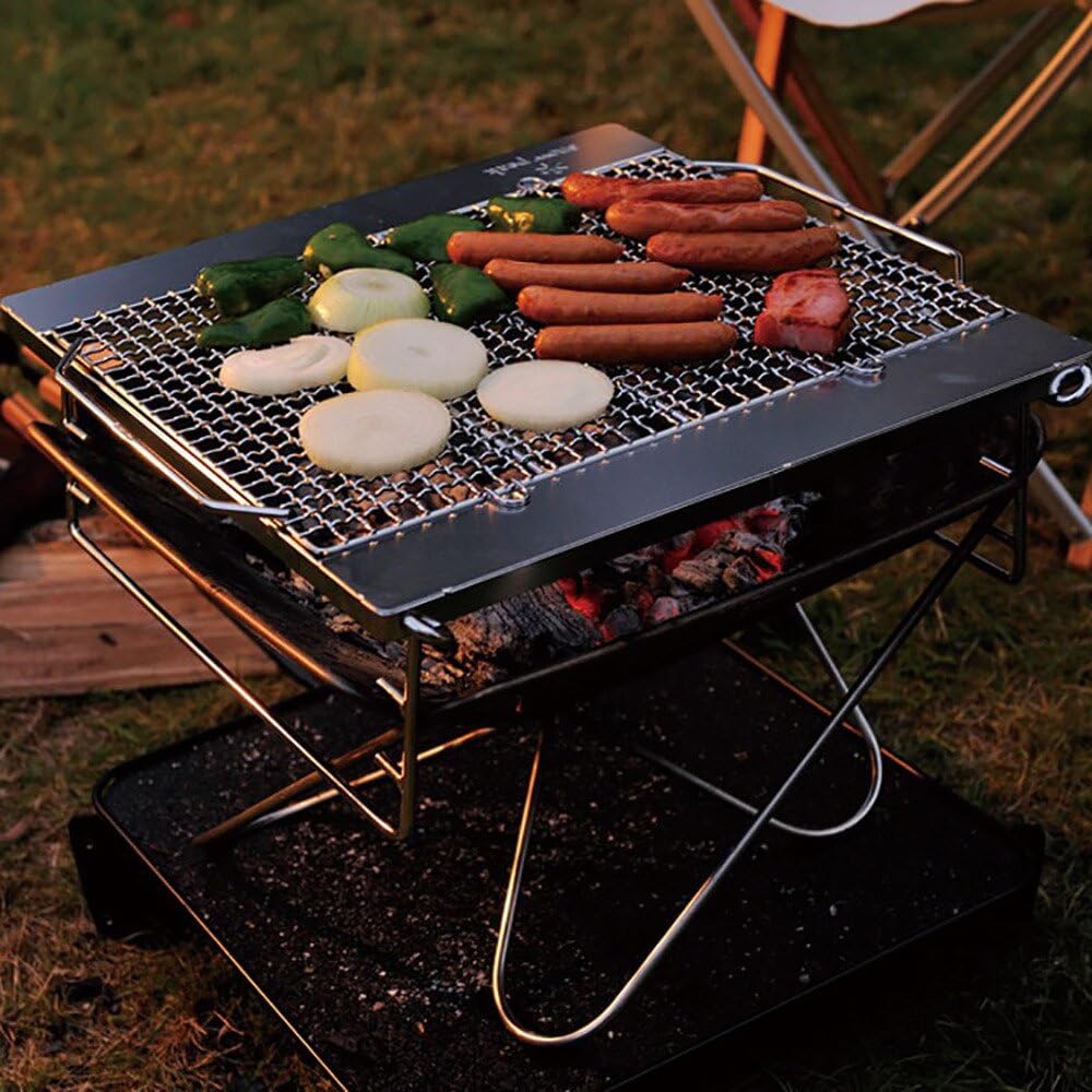 peak 焚火台M 6点セット 焼網ProM. 焚き火台グリルブリッジ