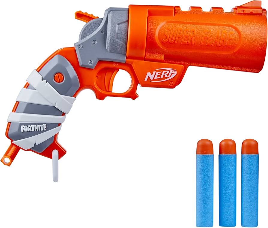 NERF Fortnite Flare Dart Blaster, Break-Open Dart Loading