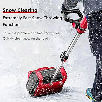 Amazon.co.jp: 1200W コードレス スノーシャベル、手持ち式電動除雪機