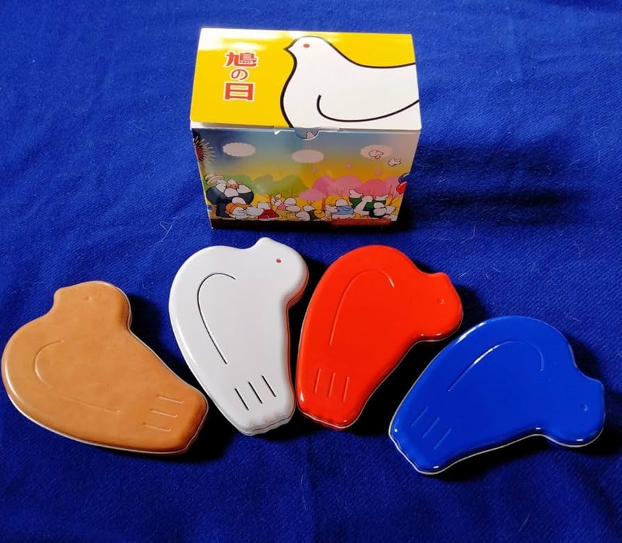 Amazon.co.jp: 鳩サブレ 1枚入缶セット 豊島屋 130周年記念商品 鳩の日