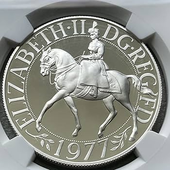 Amazon.co.jp: 戴冠記念シルバージュビリー25周年エリザベス女王