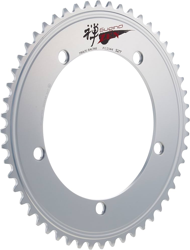 Sugino Zen チェーンリング 144mm PCD シルバー 禅 52T Amazon