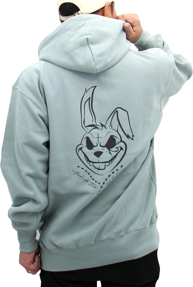 Amazon.co.jp: メンズ 肉厚 パーカー Jack'n da Box RABBIT SKULL PO