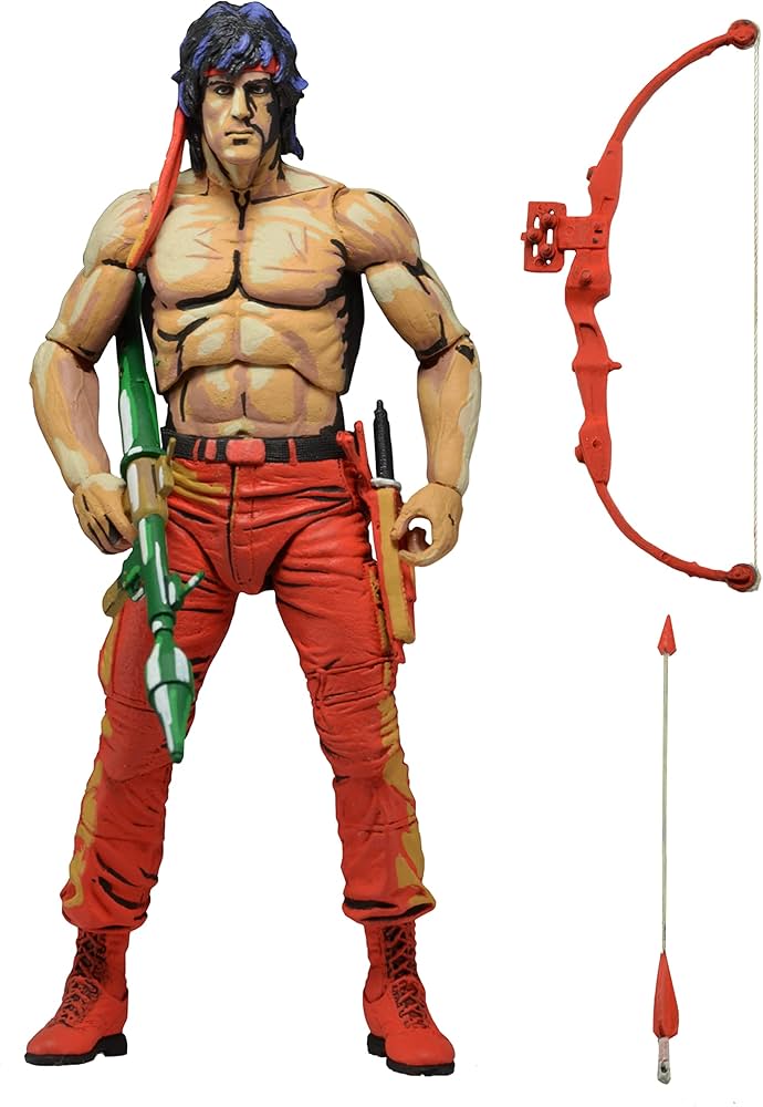 NECA 7-Inch Classic Video Game Appearance Rambo First Blood Part 2