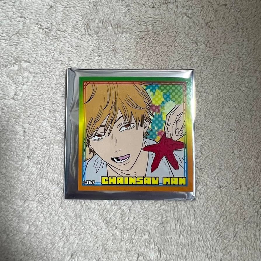 Amazon.co.jp: チェンソーマン ヒトデせんべい ステッカー デンジ