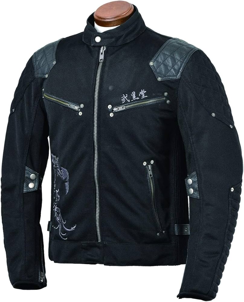 Amazon | [弐黒堂] バイク用ジャケット ハードライドミッドナイト