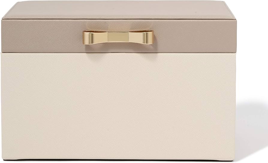 Amazon｜Francfranc フランフラン バイカラー ジュエリーボックス L