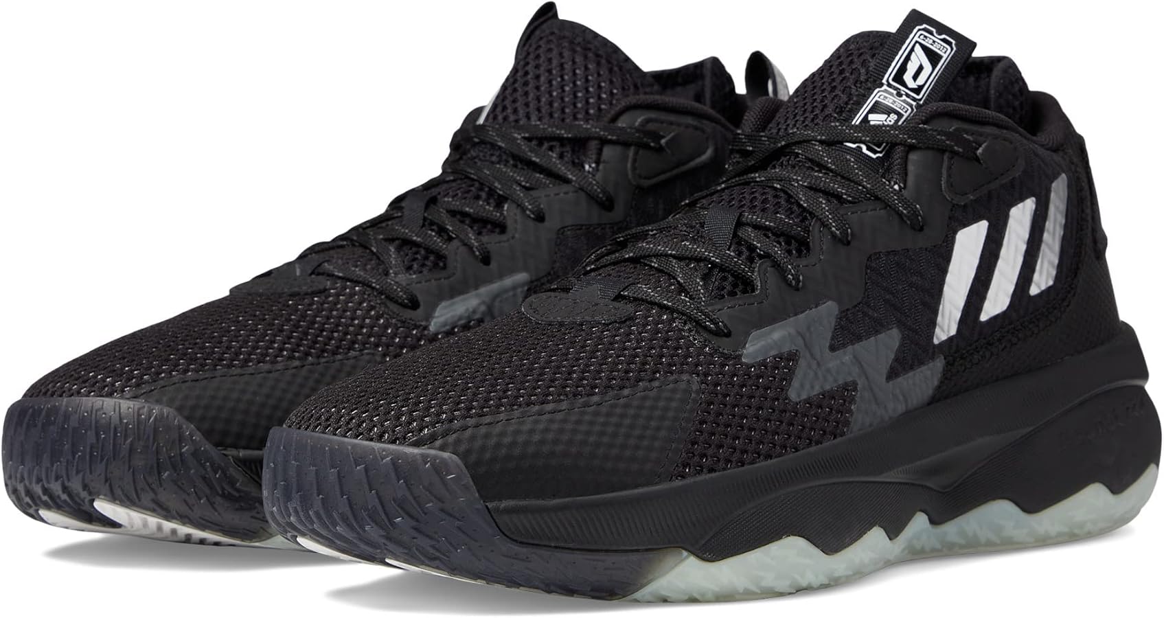 Amazon.com | Adidas Unisex-Adult Dame 8 Black/White/Grey 6.5