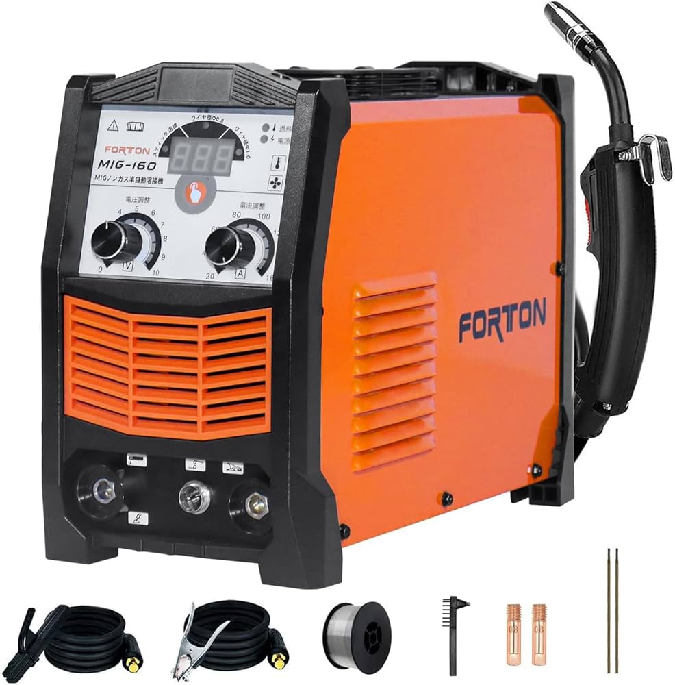 Amazon | FORTON 半自動溶接機MIG160 AC100V 1台両用 MMA・MIG