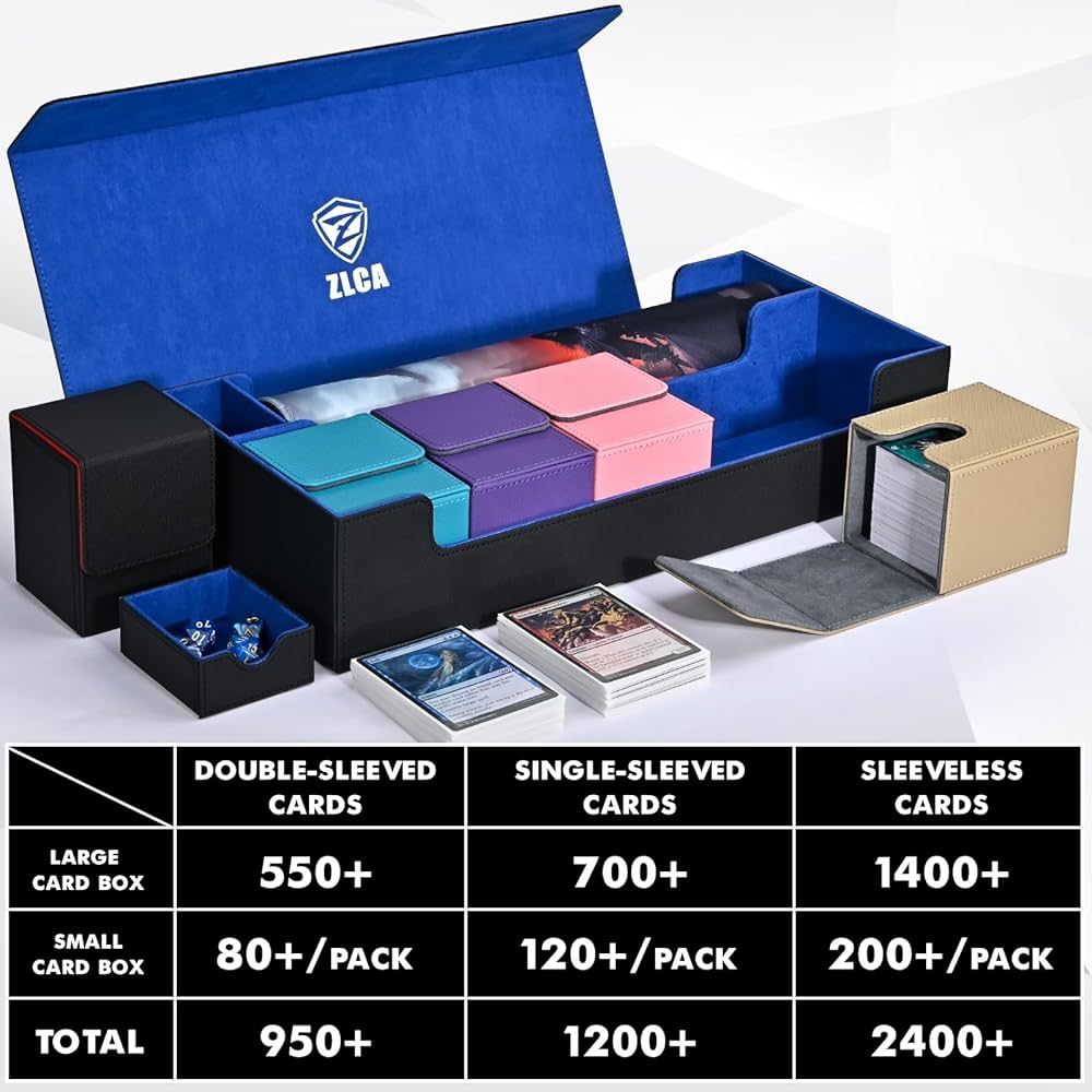 Amazon.co.jp: ZLCA カードデッキボックス プレイマット付き MTG TCG用