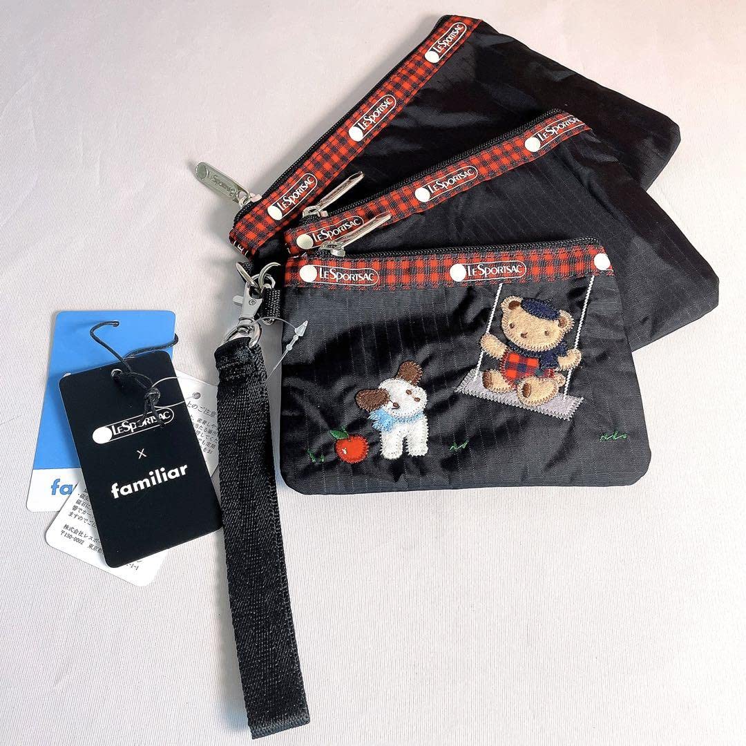 Amazon.co.jp: レスポートサック ファミリア familiar 3連ポーチ