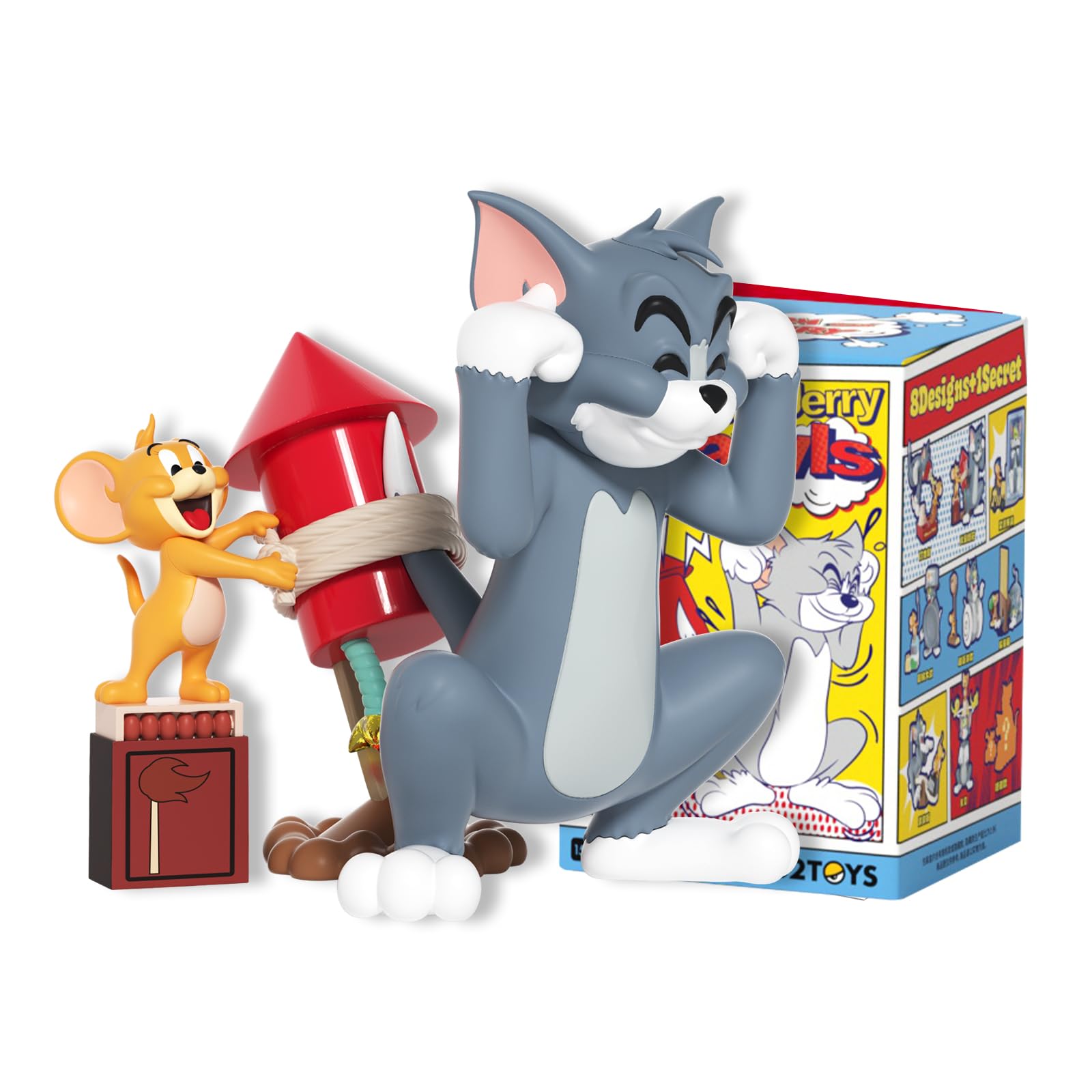 Amazon | 52TOYS BLINDBOX x TOM and JERRY トムとジェリー「BRAWLS