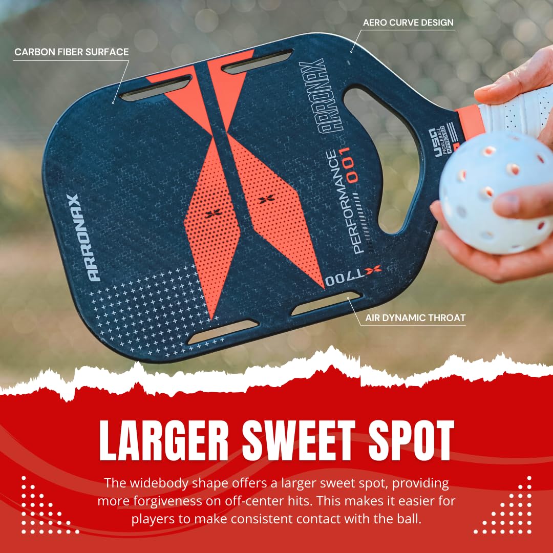 Amazon | Arronax ピックルボールパドル 熱成形t700 カーボン