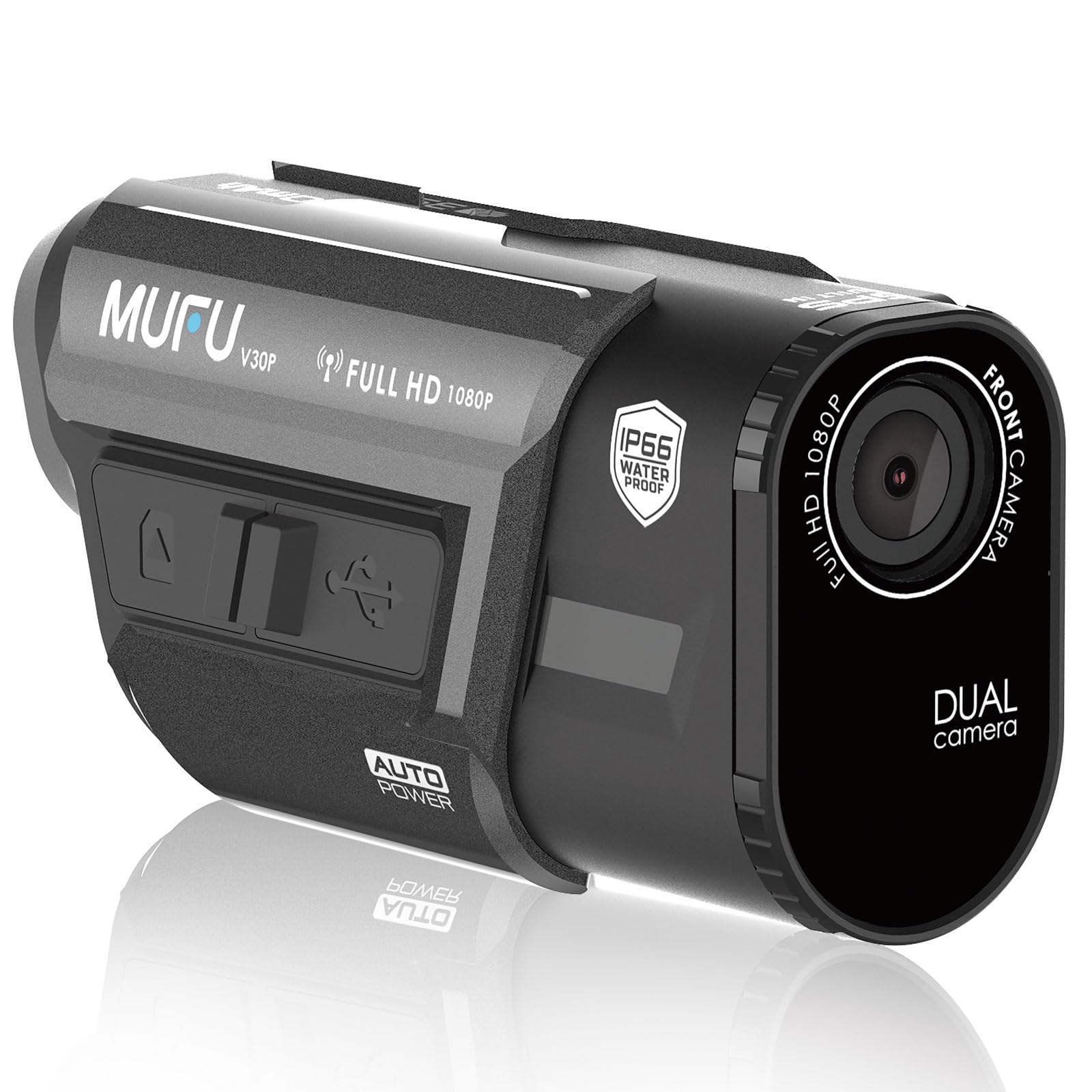 Amazon.co.jp: MAXWIN ドライブレコーダー バイク用 装着即時録画 前後