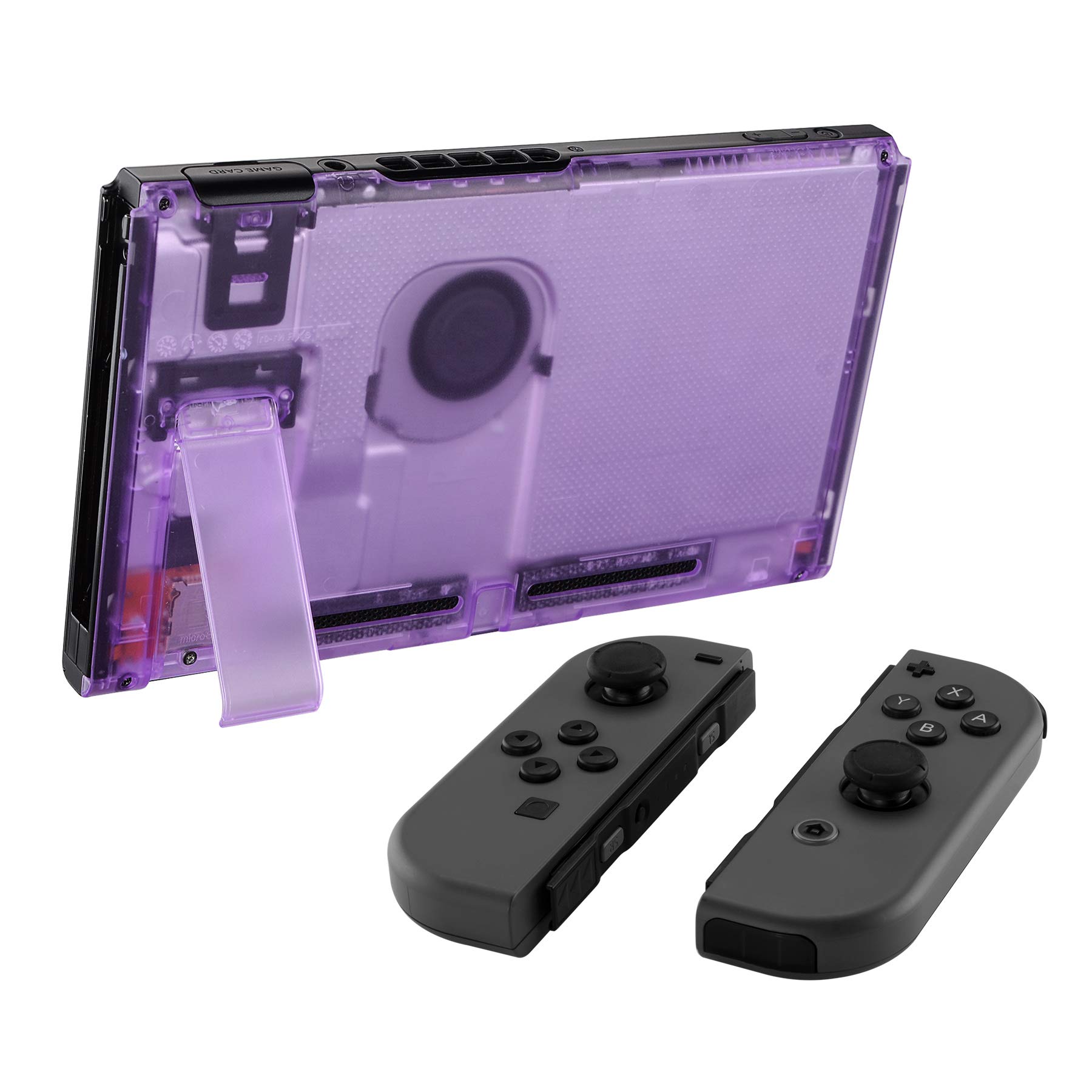 Amazon.com: eXtremeRate Clear Atomic Purple Console Back Plate DIY
