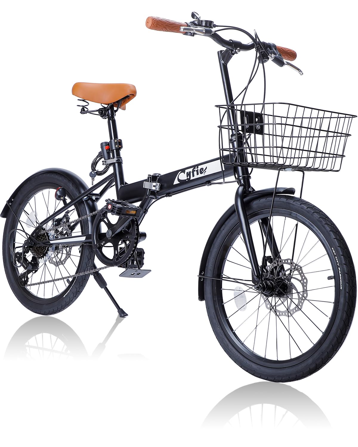 Amazon | CYFIE 折り畳み自転車 20インチ シマノ7段変速 軽量