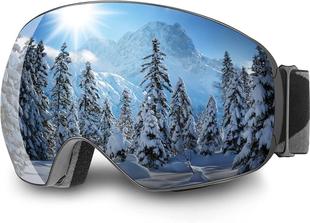 Amazon | [Yukimoto] スキーゴーグル 両層磁気レンズ 超180°広視野