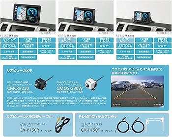 Amazon | ケンウッド ポータブルナビ 7インチ EZ-750 2021年モデル