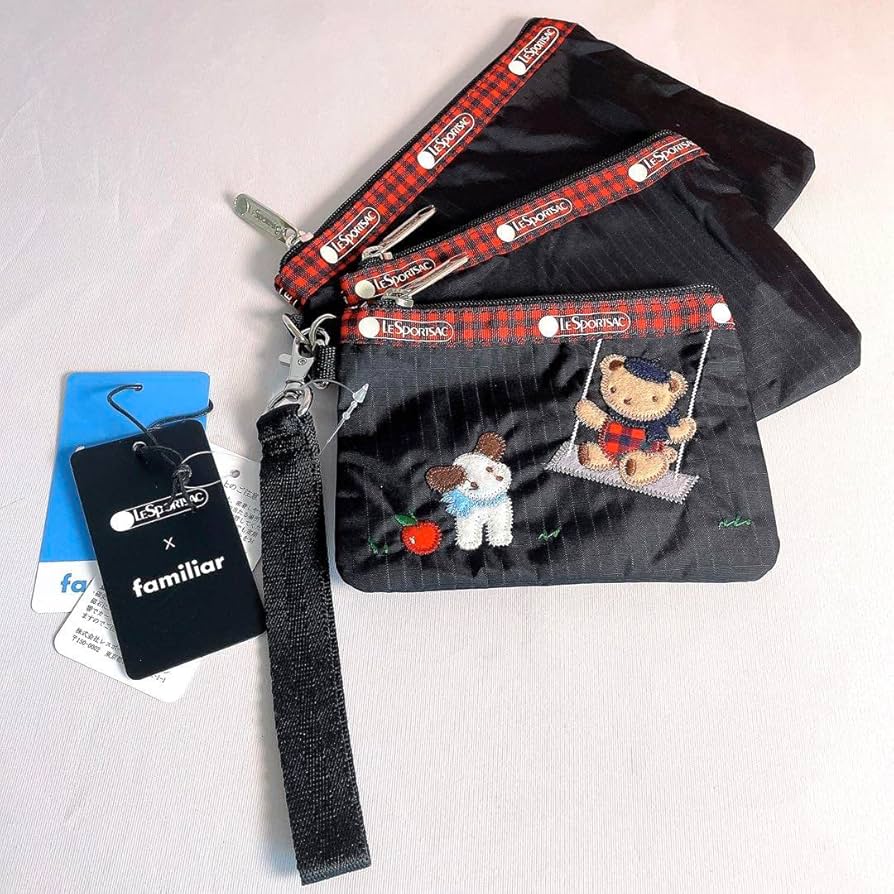 Amazon.co.jp: レスポートサック ファミリア familiar 3連ポーチ