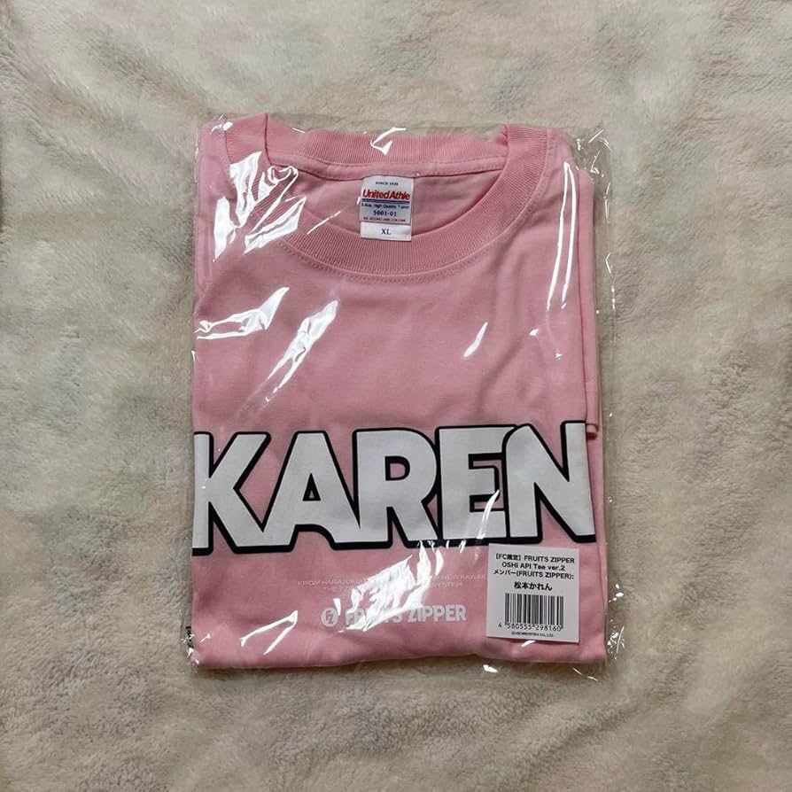 Amazon.co.jp: FRUITS ZIPPER 松本かれん 推しアピ Tシャツver.2