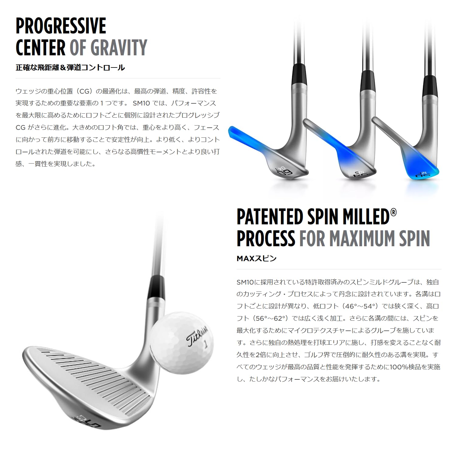 Amazon | Titleist(タイトリスト) VOKEY DESIGN JET BLACK SM10 BV105