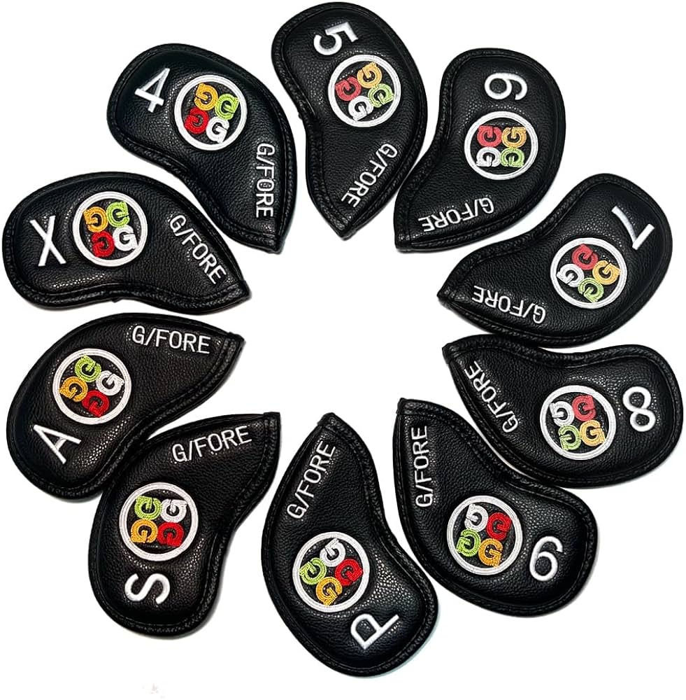 Amazon.co.jp: ジーフォア ゴルフ アイアンカバーセット セットカバー