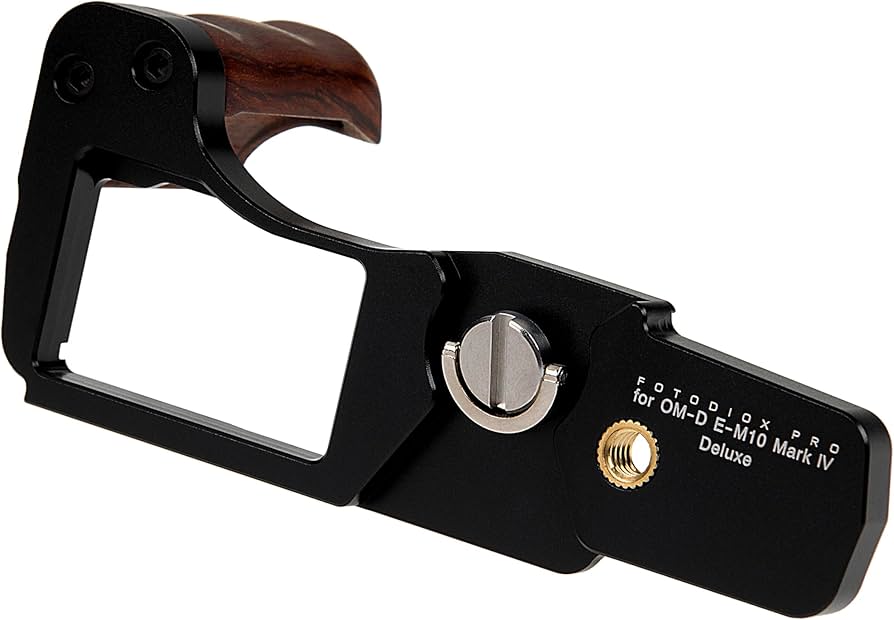 Amazon.com : Deluxe Metal Camera Hand Grip for Olympus OM-D E-M10