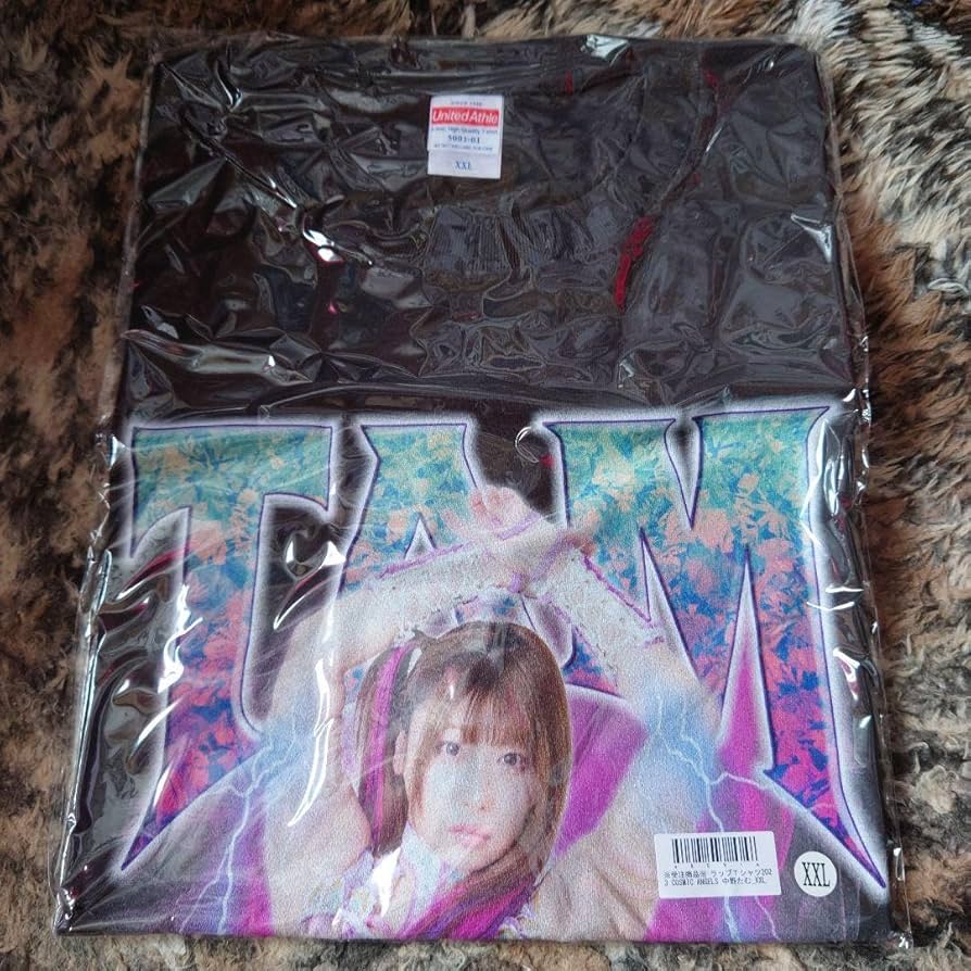 Amazon.co.jp: スターダム 女子プロレス 中野たむ選手 ラップTシャツ