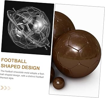 Amazon.co.jp: Hoement 2個サッカーボール型チョコレートモールド