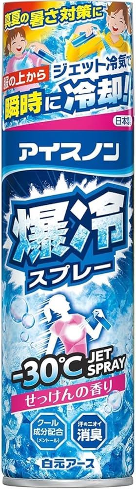 Amazon.co.jp: アイスノン 爆冷スプレー せっけんの香り 大容量 冷却