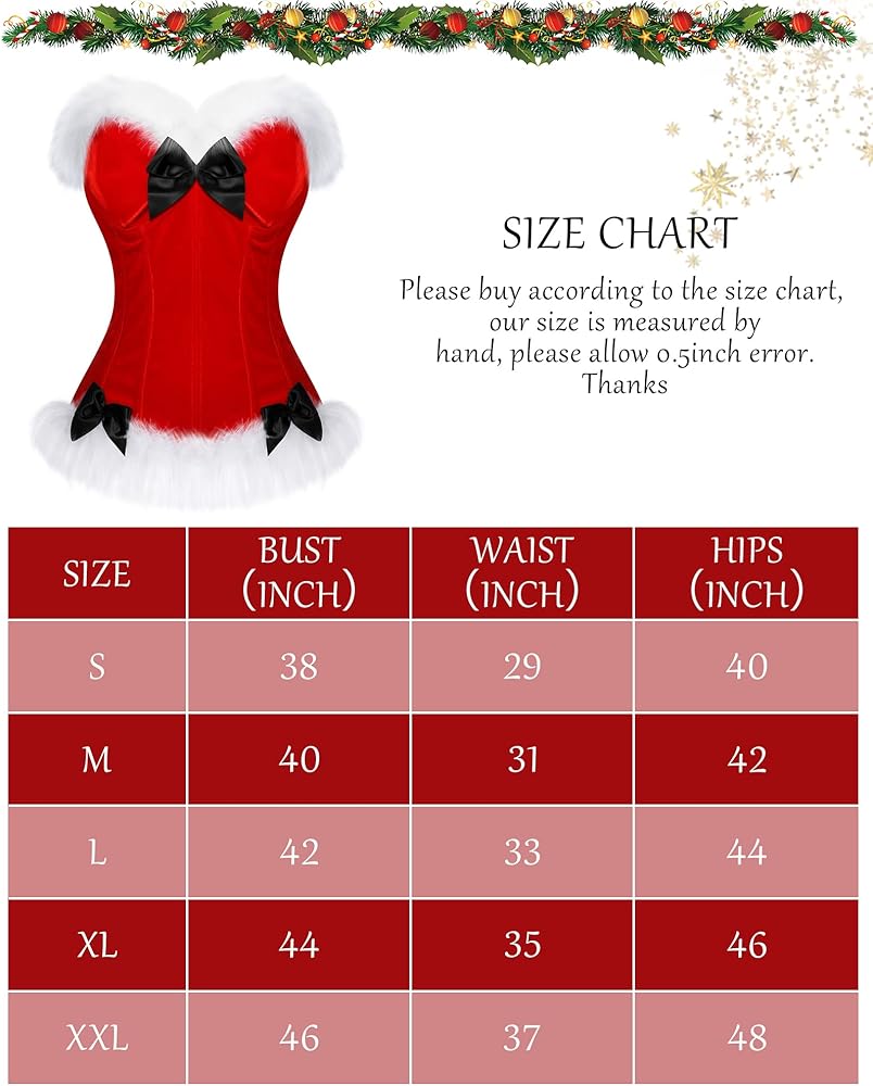Amazon.com: Haysandy 4 Pcs Sexy Christmas Santa Lingerie Costume