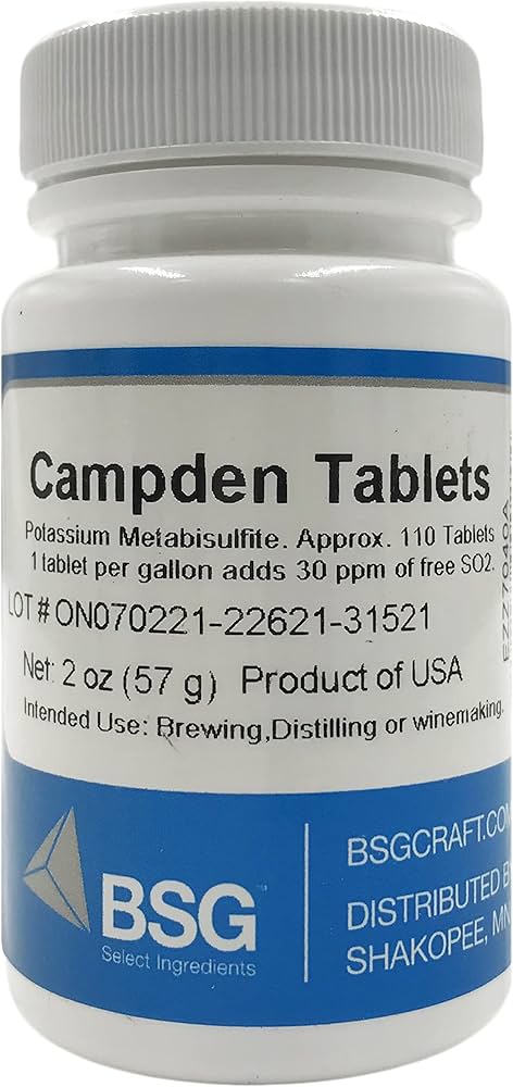 Amazon.com: Tablets (Potassium Metabisulfite), 2oz : Health
