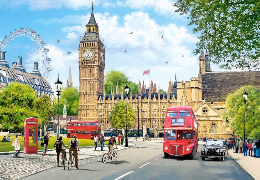 Amazon | CASTORLAND 1000ピース ジグソーパズル ロンドン、イギリス