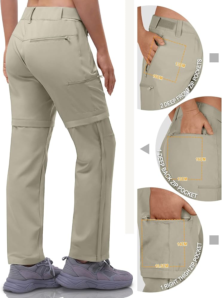 Amazon.com: Outdoor Ventures Women's Convertible Pants, Quick Dry