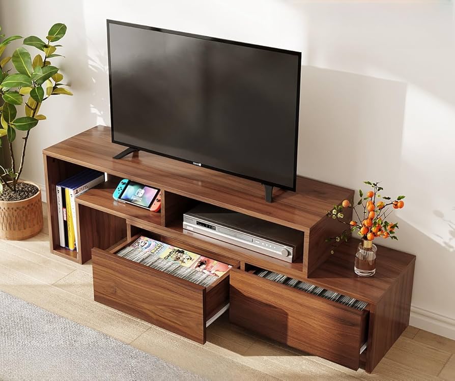 Amazon｜テレビ台 伸縮 ローボード テレビボード 伸縮 角度自由