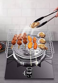 Amazon | バーベキューグリル 焼き網 カセットコンロ ガステーブル