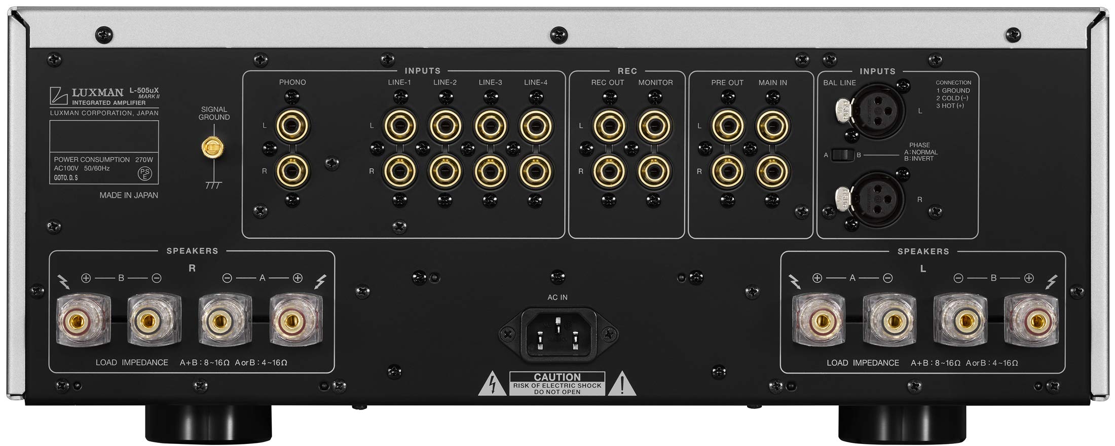 Amazon.co.jp: ラックスマン プリメインアンプ L505UXII : 家電＆カメラ