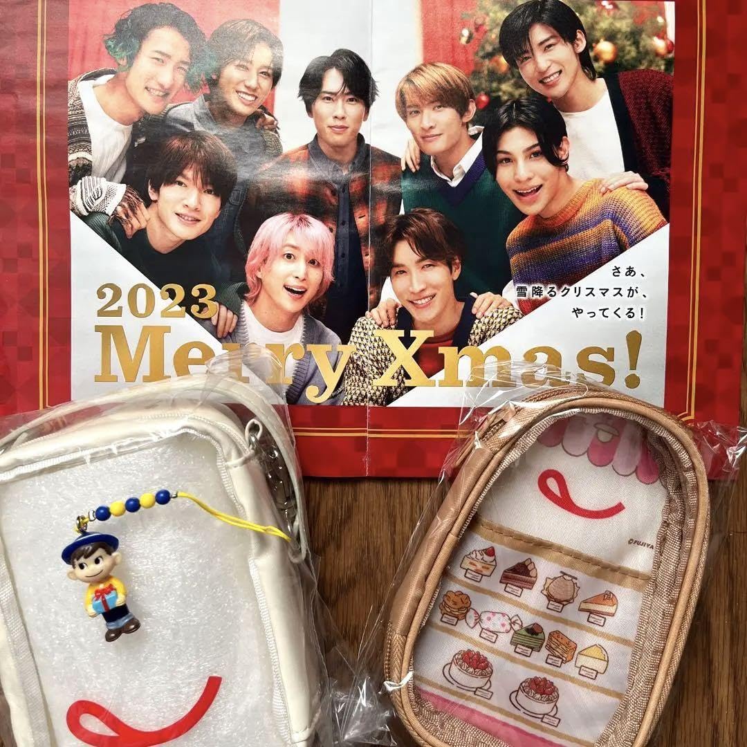 Amazon.co.jp: 不二家 スノーマン クリアポーチセットとポコちゃんと