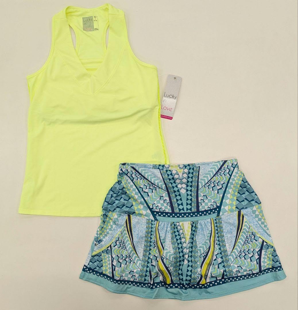 新品☆海外輸入ラッキーインラブテニスゴルフセットアップUSS日本M-L
